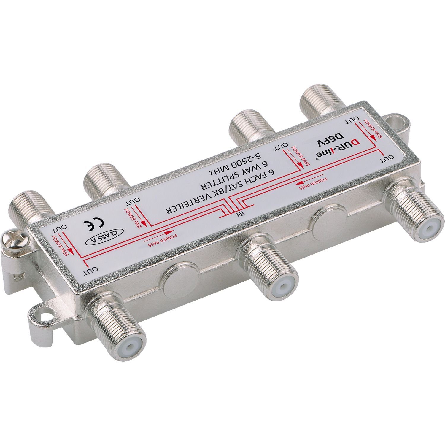 DUR-line DUR-line D6FV - SAT/BK-Verteiler SAT-Kabel