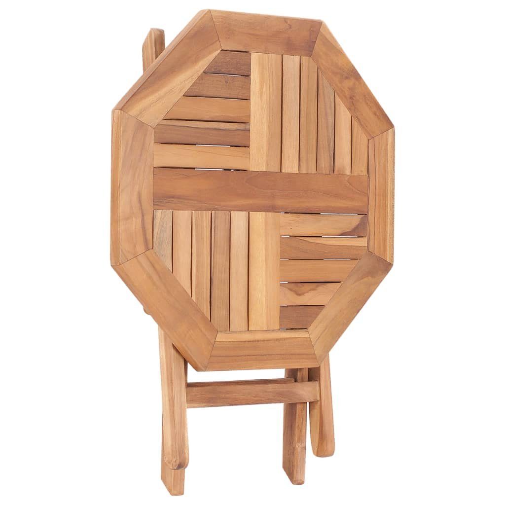 Gartentisch Klappbarer Massivholz furnicato 45x45x45 cm Teak