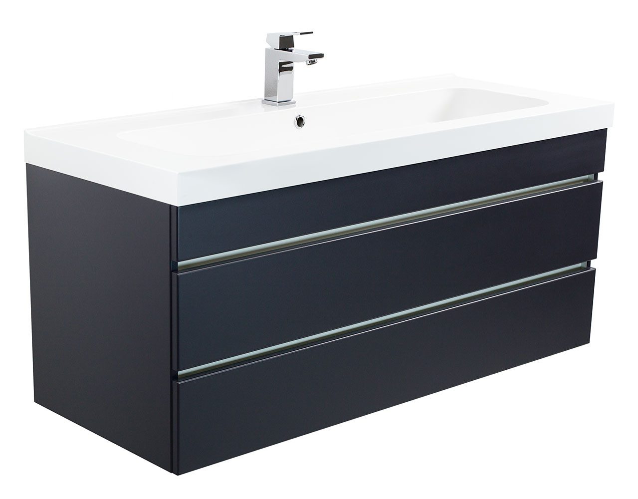 Magnolia Home Waschtisch Badmöbel Via 120 SoftClose anthrazit mit grifflose günstig online kaufen