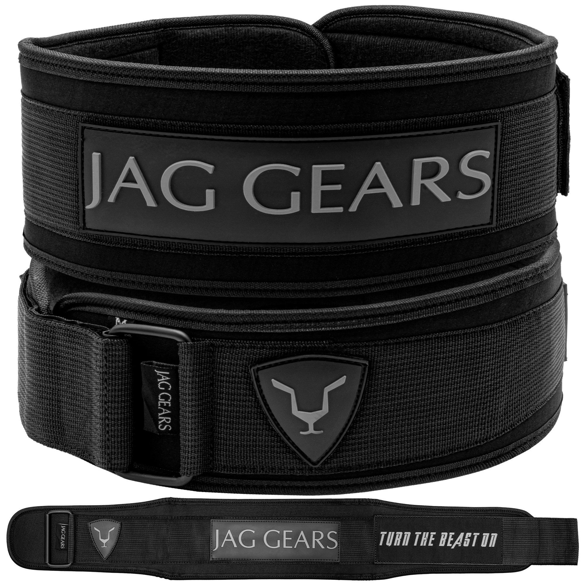 JAG GEARS Rückenbandage Gerader Gewichthebergürtel für Männer und Frauen, Workout-Rückenstütze (extra wide, 1 x), Robuster, verstellbarer, leichter Powerlifting-Gürtel.
