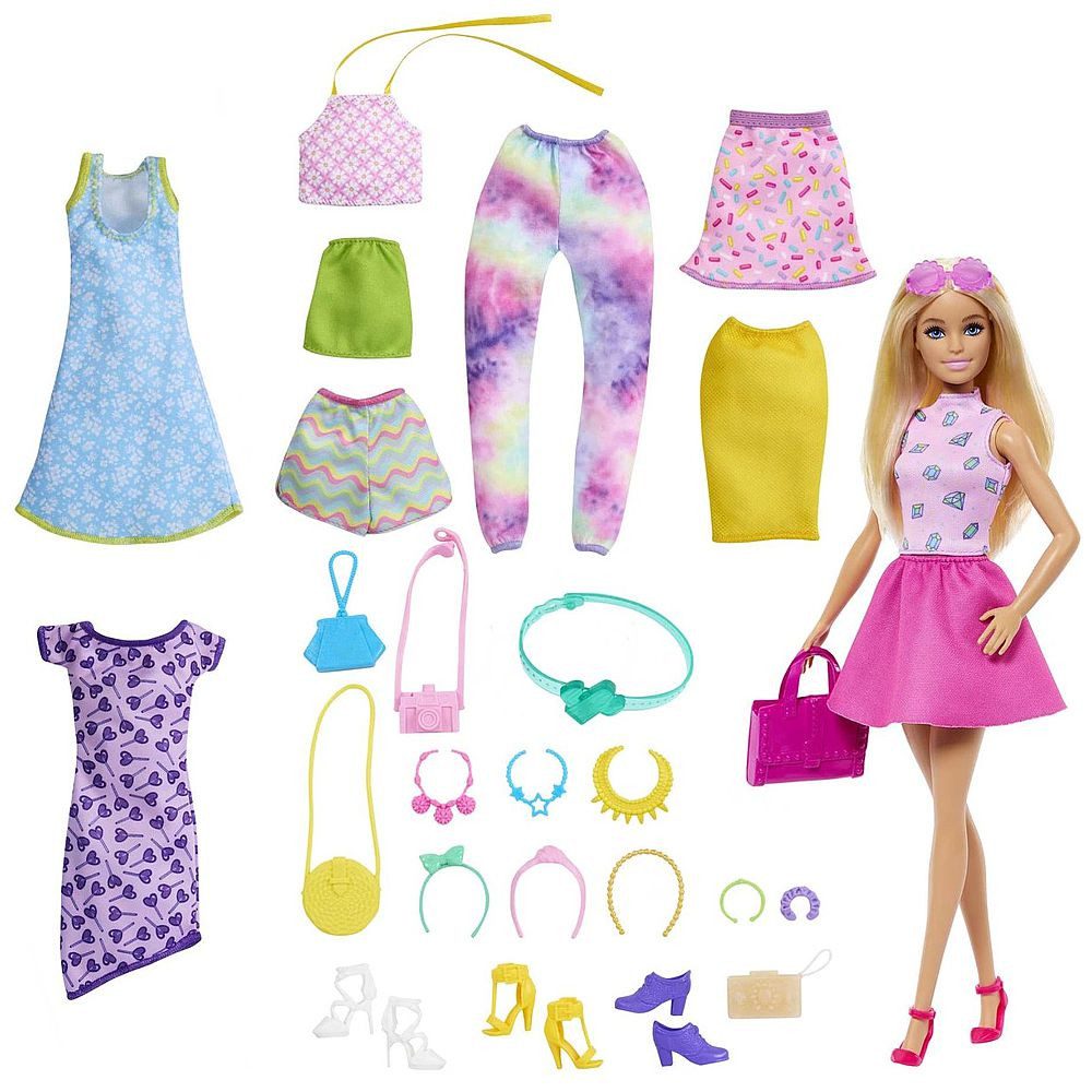 Barbie Anziehpuppe Großes Fashion Mode Spiel-Set günstig online kaufen