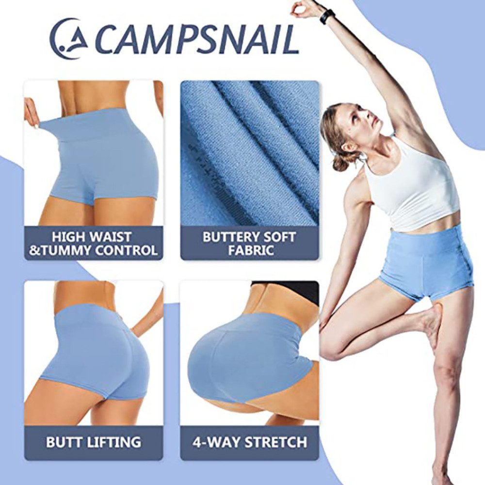 Blusmart Sweatshorts Sportshorts mit hoher Taille günstig online kaufen