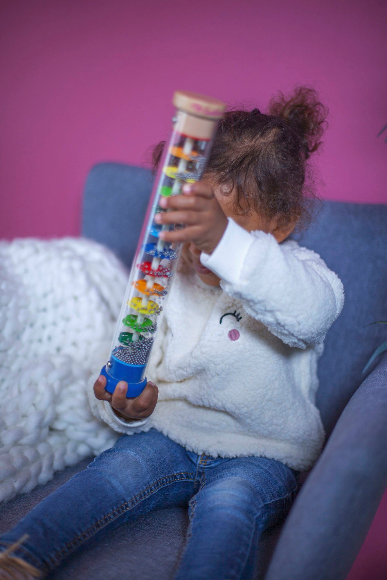 Eichhorn Spielzeug-Musikinstrument Regenmacher