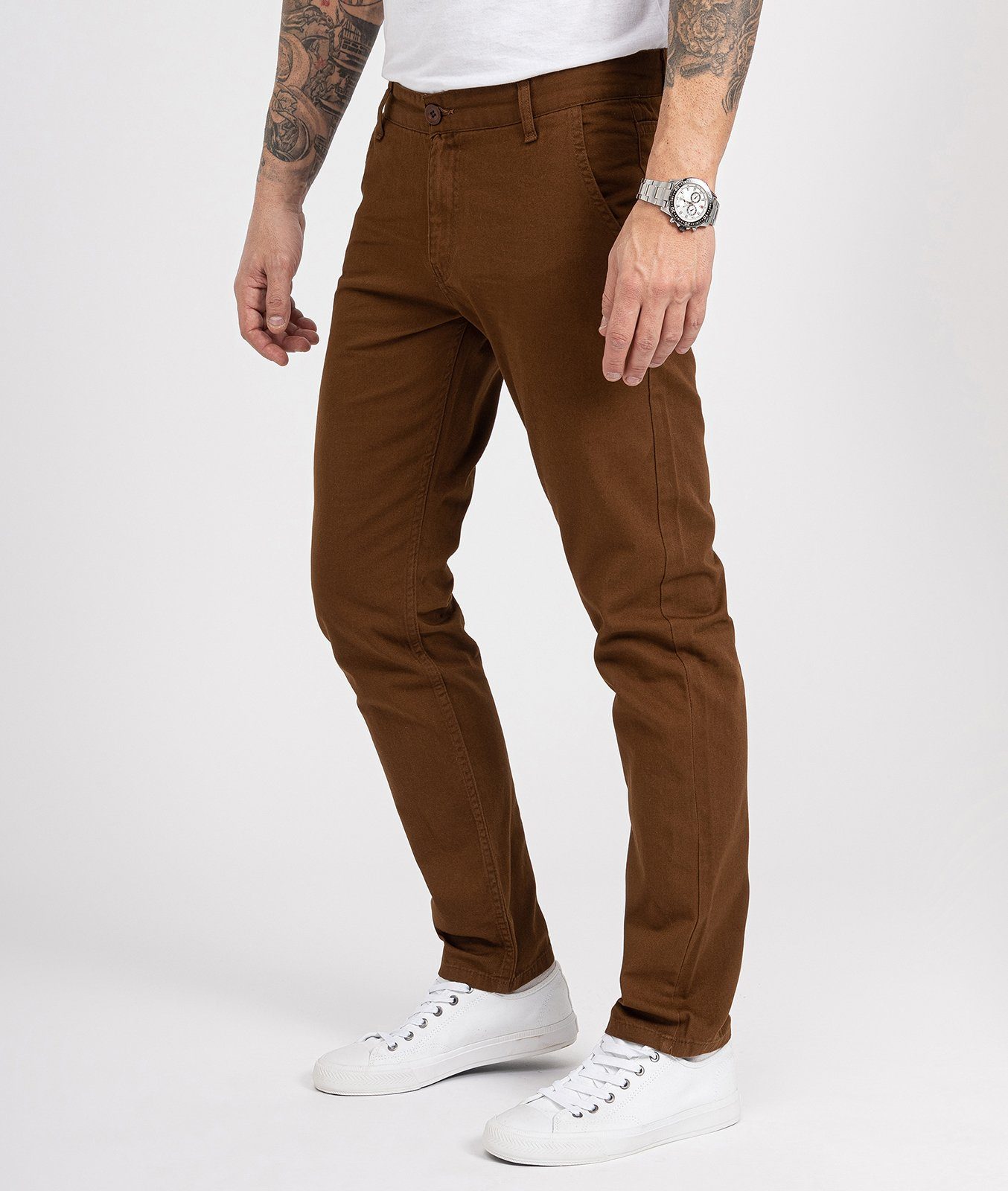 Rock Creek Chinohose Herren Regular Fit Chinohose RC-2083