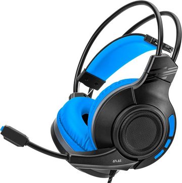 NITHO Gaming-Headset (Gaming Headset für Kopfhörer mit Bügelmikrofon, USB Head-Set, Gaming headset kopfhörer mit bügelmikrofon treiber leichtem kopfband)