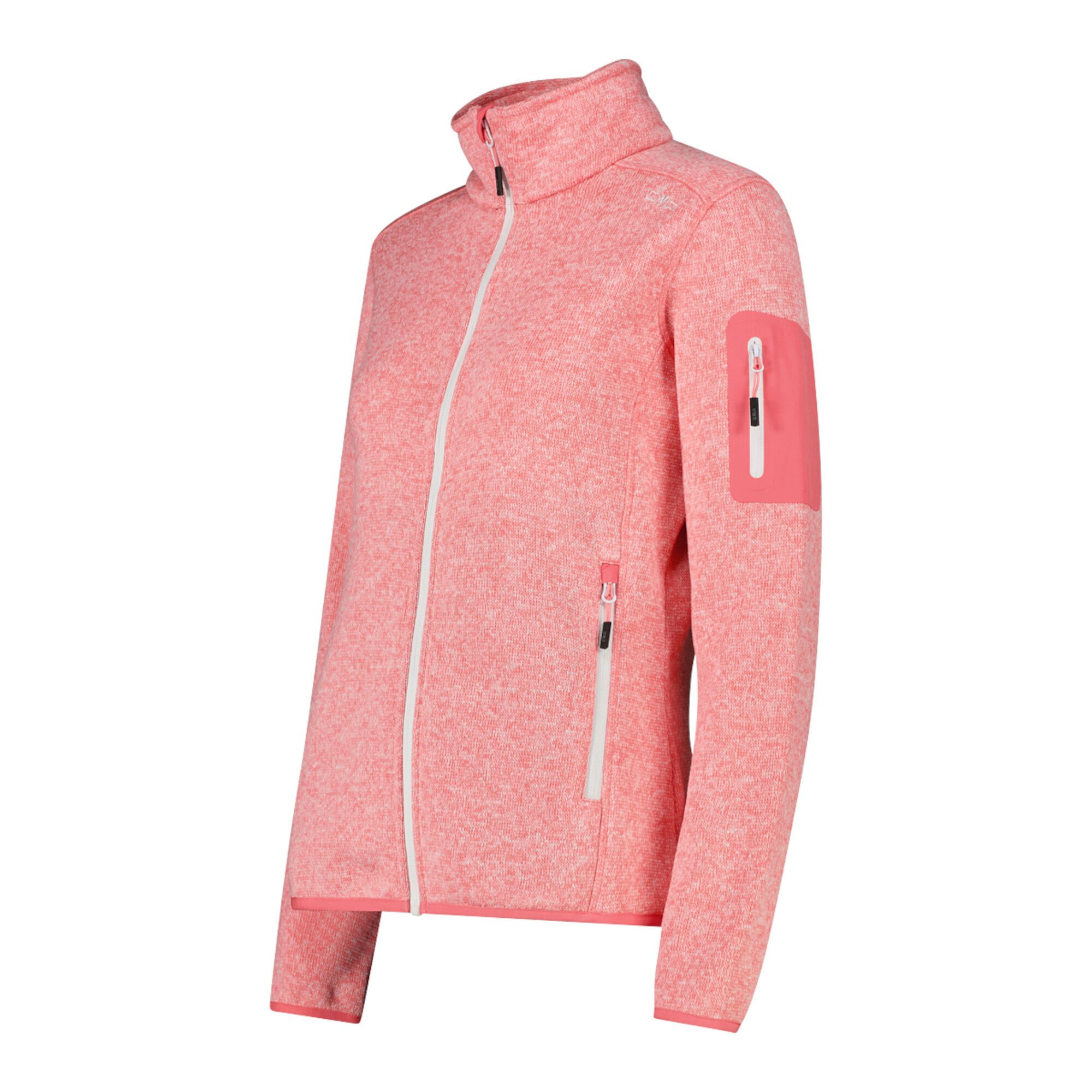 CMP Fleecejacke CMP Damen Jacke Knitted Melange Fleece Jacket 3H14746 – Bild 3 von 5