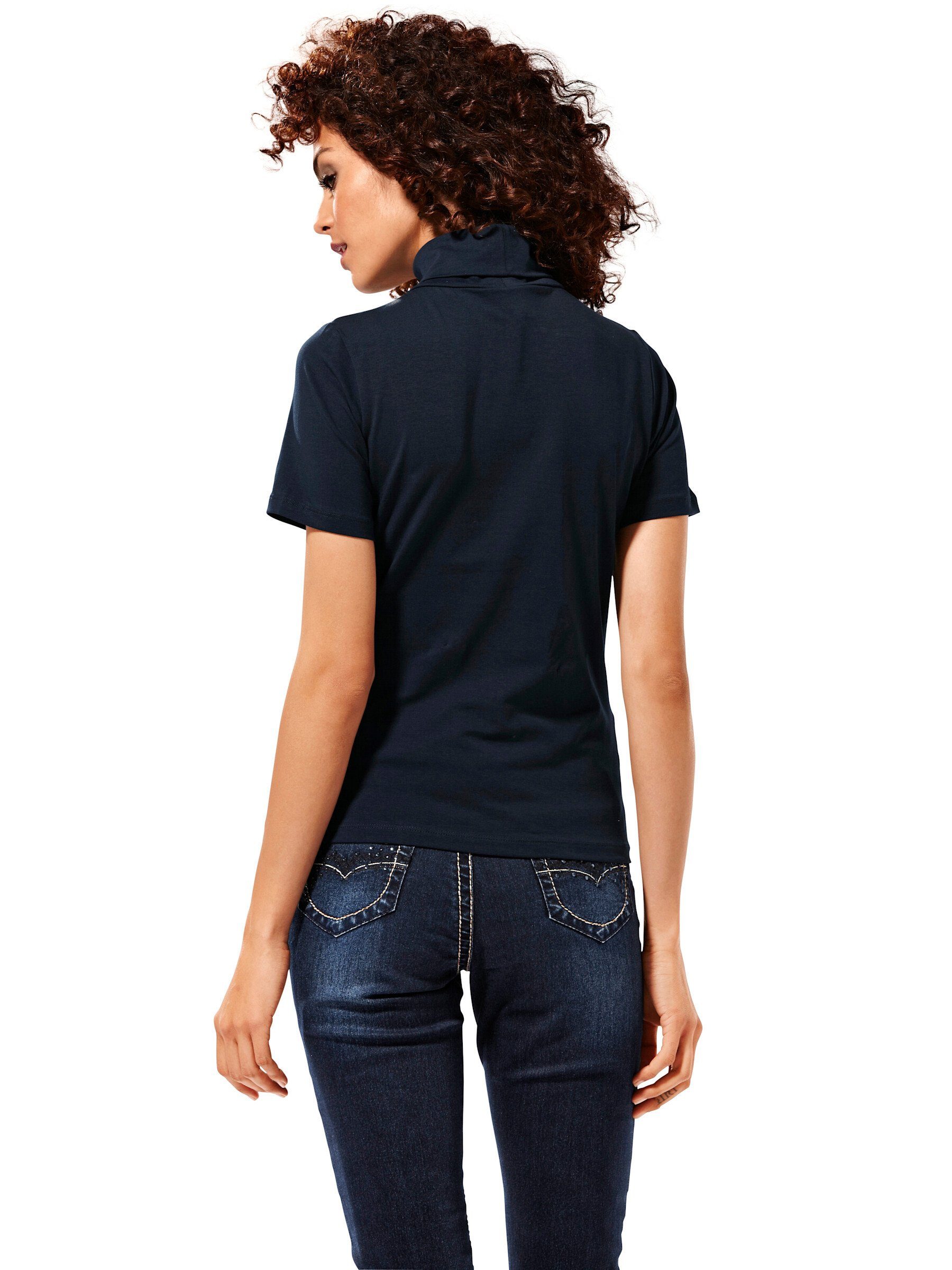 heine T-Shirt Rollkragen-Shirt Kurzarm günstig online kaufen