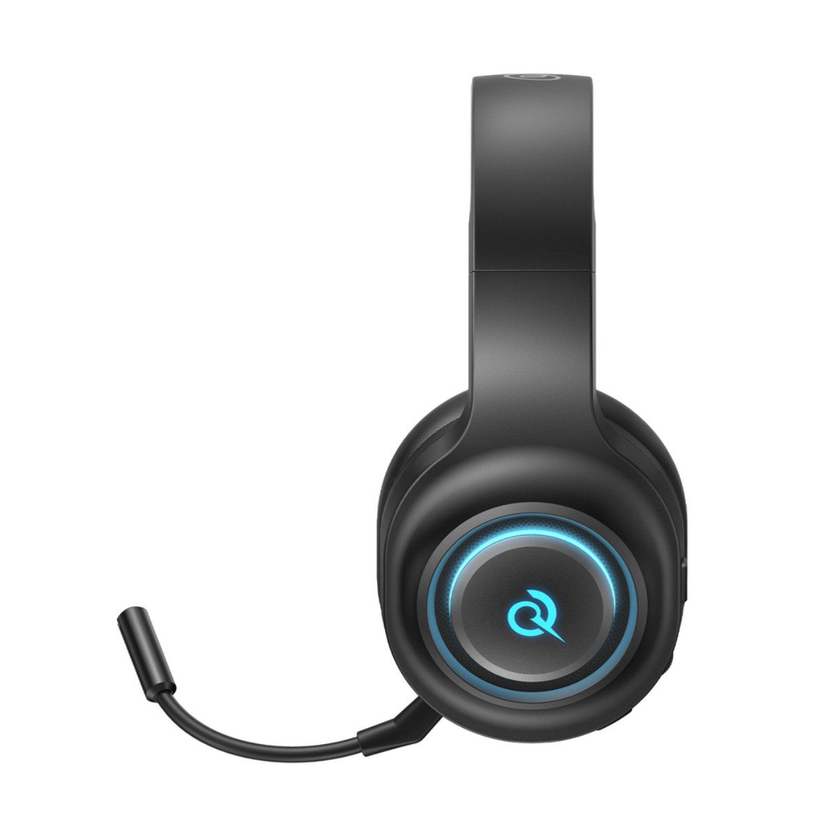 QCY H4GM Gaming-Headset (2,4 GHz Funkverbindung, Bluetooth 6.0, Tri-Mode Gaming Headset mit 240 Stunden Akkulaufzeit)
