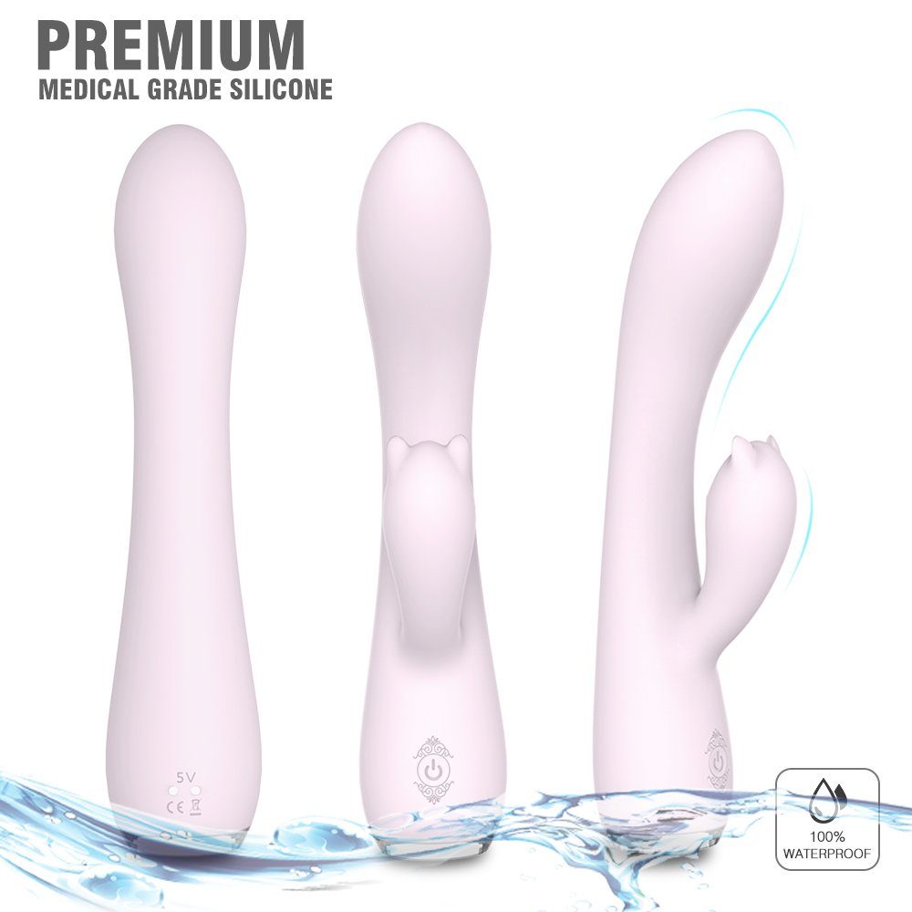 S-Hand Rabbit-Vibrator FANNY Vibratoren für Sie Klitoris und G-punkt 9 Modi, (Packung, 1-tlg)