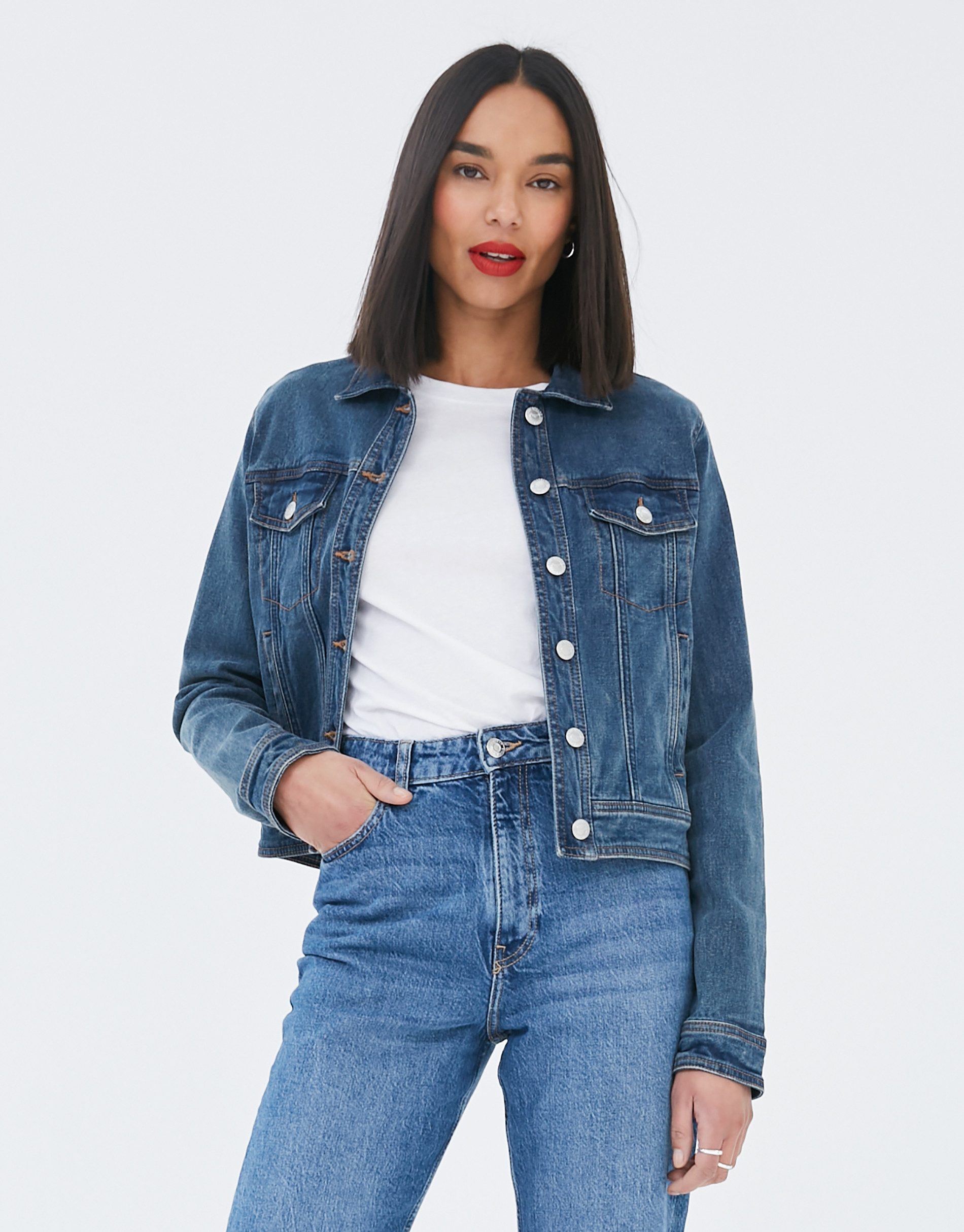Threadbare Jeansjacke (1-St) mit Brusttaschen