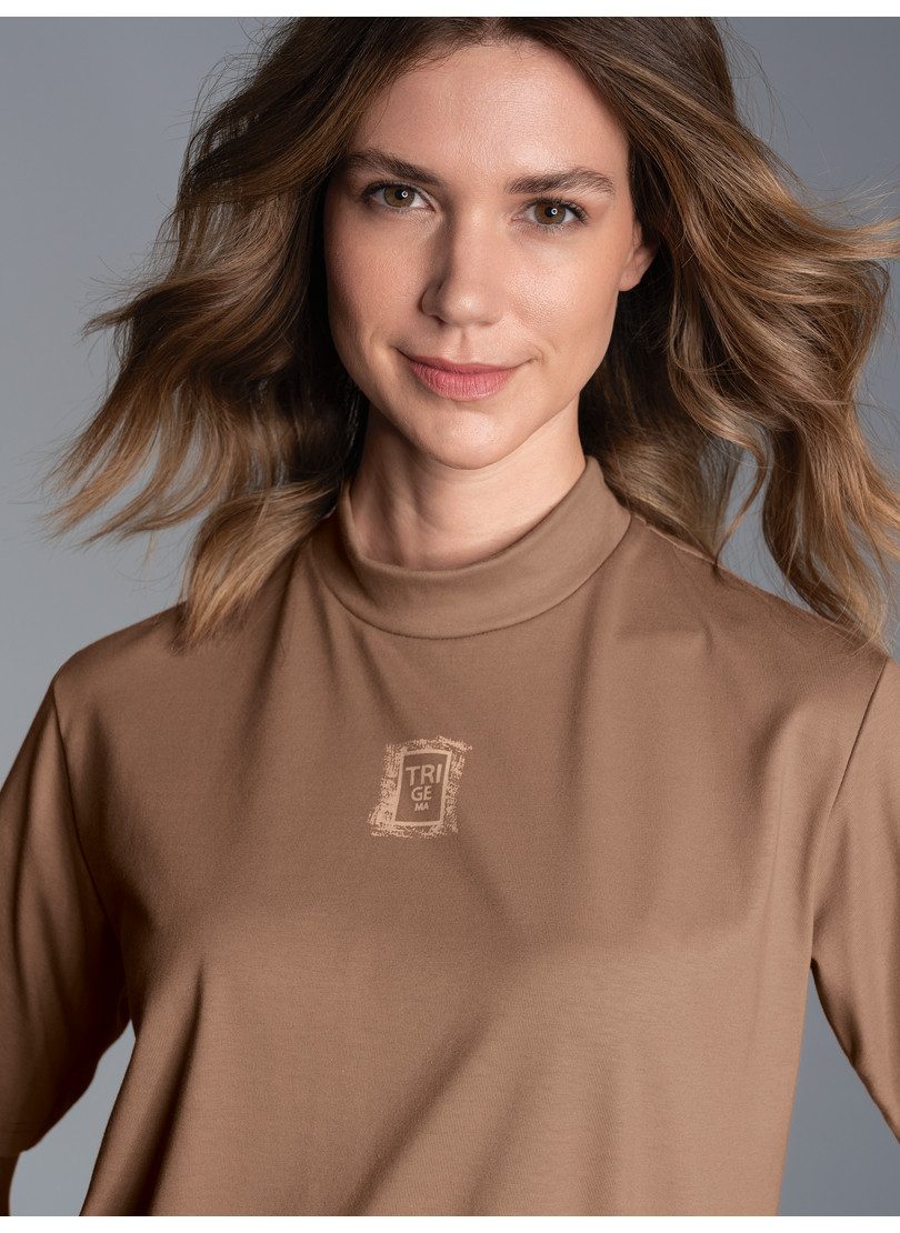 Trigema T-Shirt TRIGEMA T-Shirt mit Stehkragen günstig online kaufen