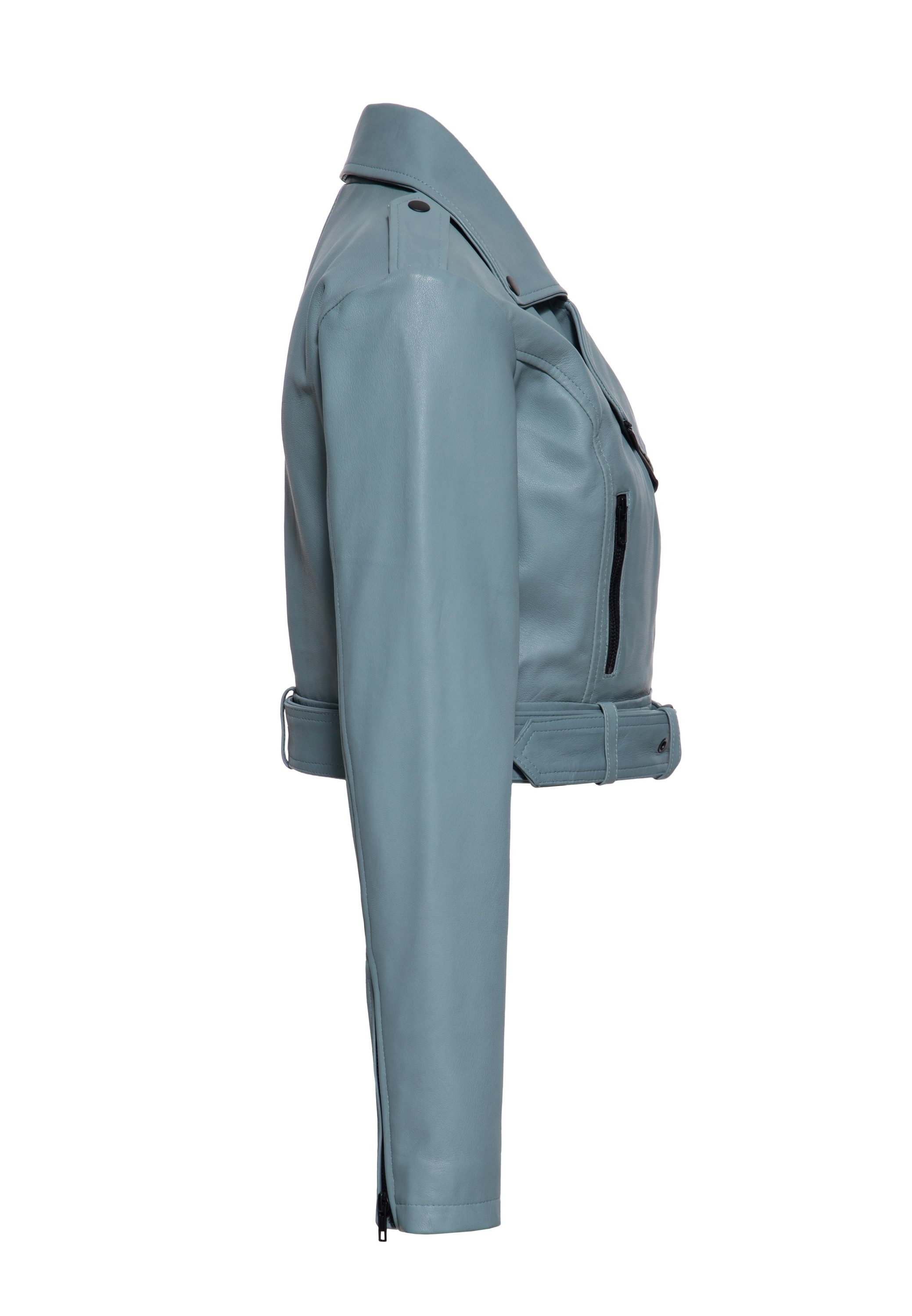 QueenKerosin Lederjacke im Biker-Style