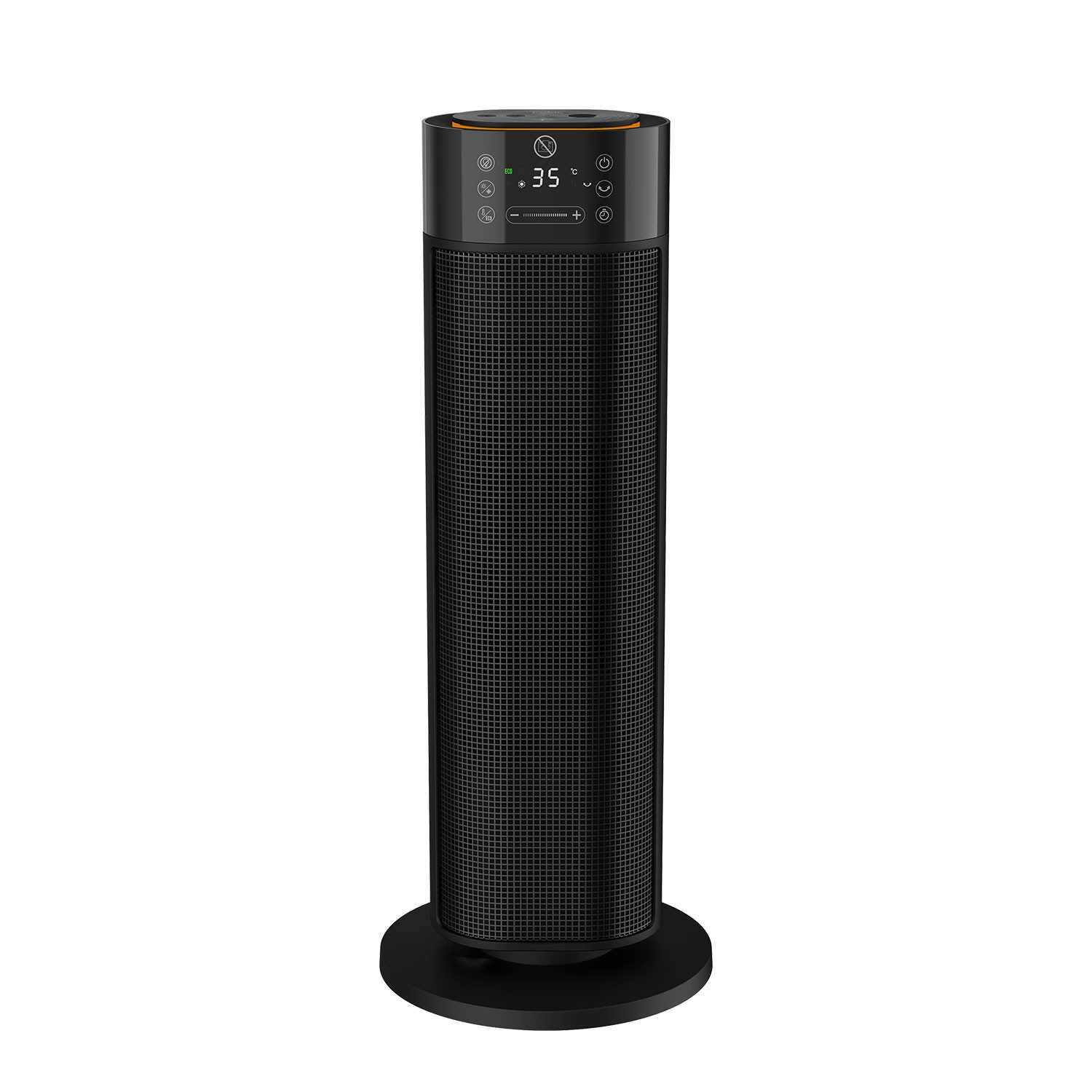 FAKIR Heizlüfter premium HT 1000 Turm-Heizlüfter mit Luftbefeuchter, 24 Stunden-Timer, Kippsicherung, Überhitzungsschutz, LED Touch Display