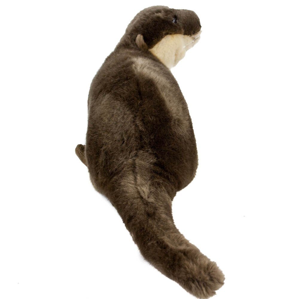 Teddys Rothenburg Kuscheltier Otter braun liegend 40 cm Plüschotter Stoffti günstig online kaufen
