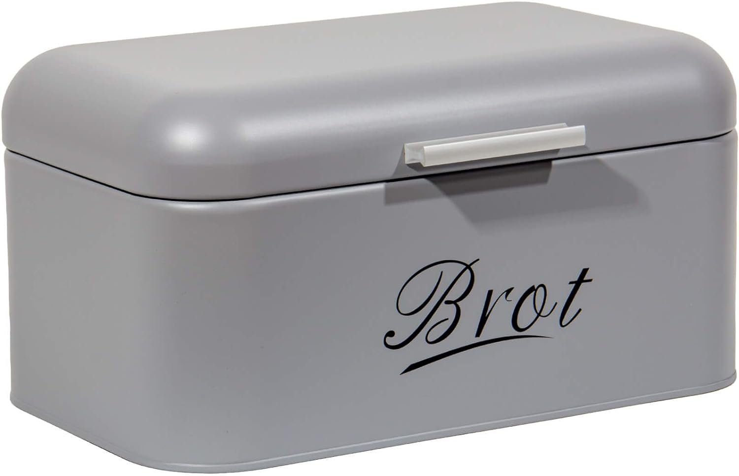 Zedelmaier Brotkasten Brotkasten aus Metall,Brot Lange Aufbewahren,Retro Brot Box mit Deckel, (1-tlg., MBH001&2), Stapelbar Brotaufbewahrungsbox