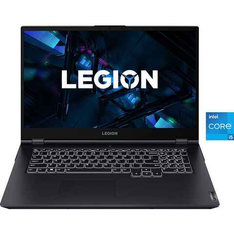 Lenovo Legion 5 17ITH6 Gaming-Notebook (43,94 cm/17,3 Zoll, Intel Core i5 11400H, GeForce RTX 3050, 512 GB SSD)