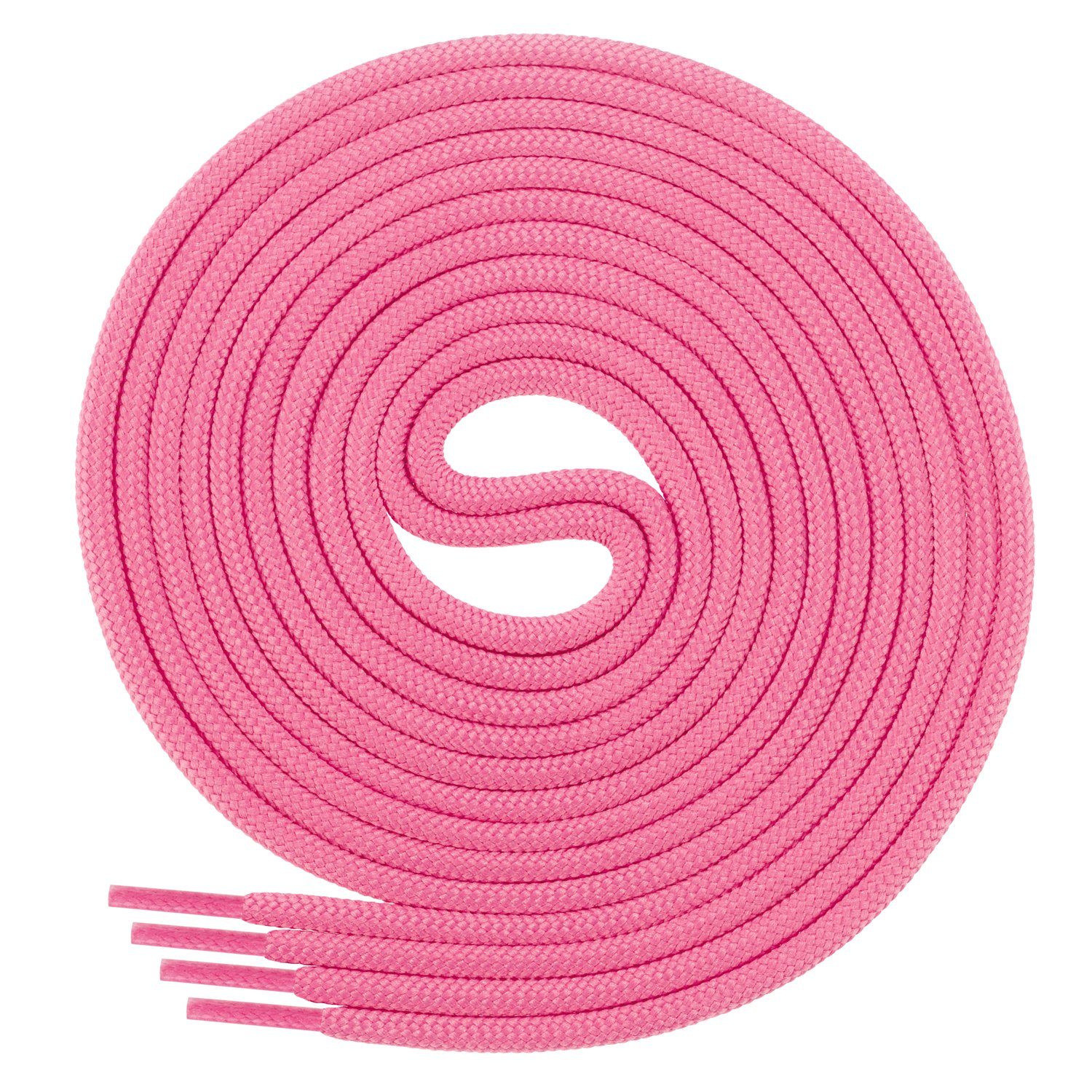 Di Ficchiano Schnürsenkel 1Paar runde Schnürsenkel ø 3mm für Business- und Lederschuhe, reißfest Pink