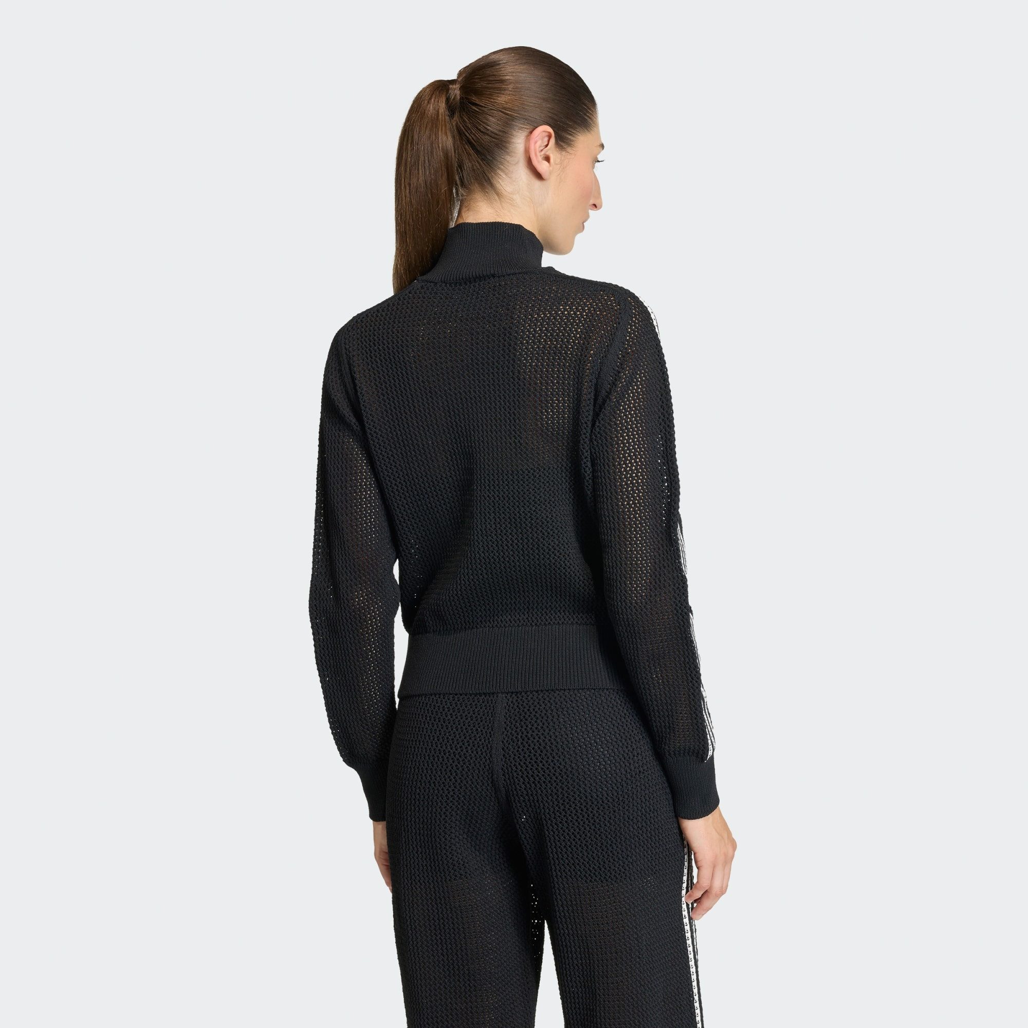 adidas Originals Trainingstop KNITTED CROCHET FIREBIRD ORIGINALS JACKE (1-tlg)