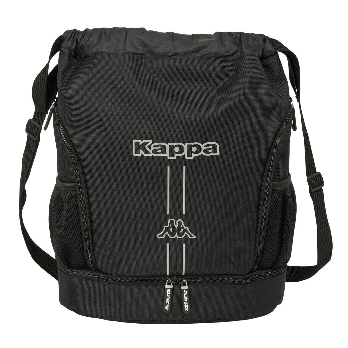 Kappa Rucksack Rucksack Sportbeutel Turnbeutel Spaghettiträgerrucksack Kappa Dark Sch