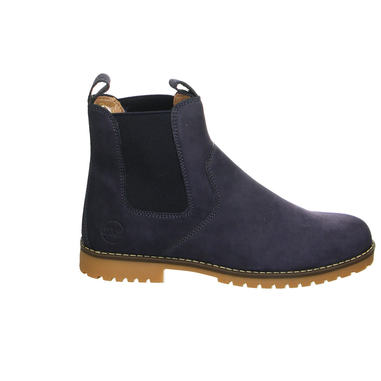 Lotta & Emil Lotta&emil Winter Blau Nubuk Klettstiefel Winter Mädchen blau Winterstiefelette