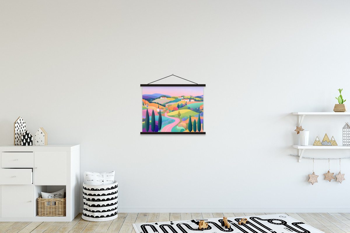 MuchoWow Poster Landschaft - Lila - günstig online kaufen