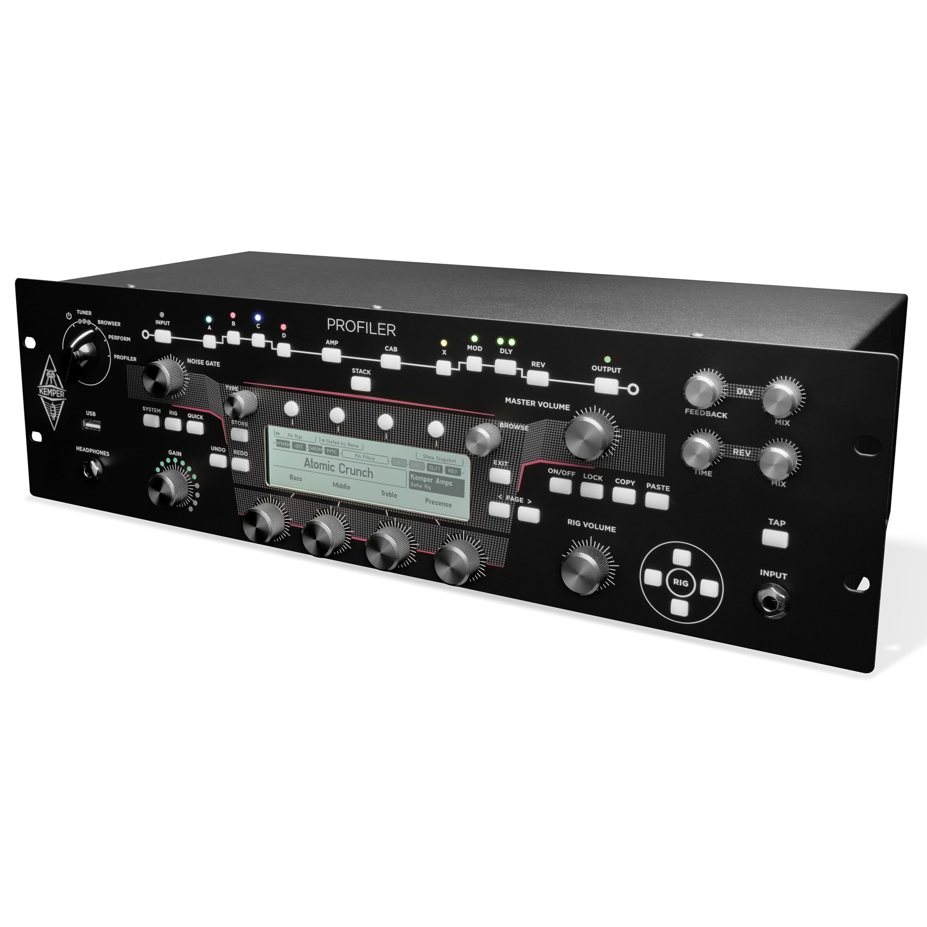 Kemper Verstärker (Profiler PowerRack MK 2 - Topteil Modelingverstärker für Gitarren)