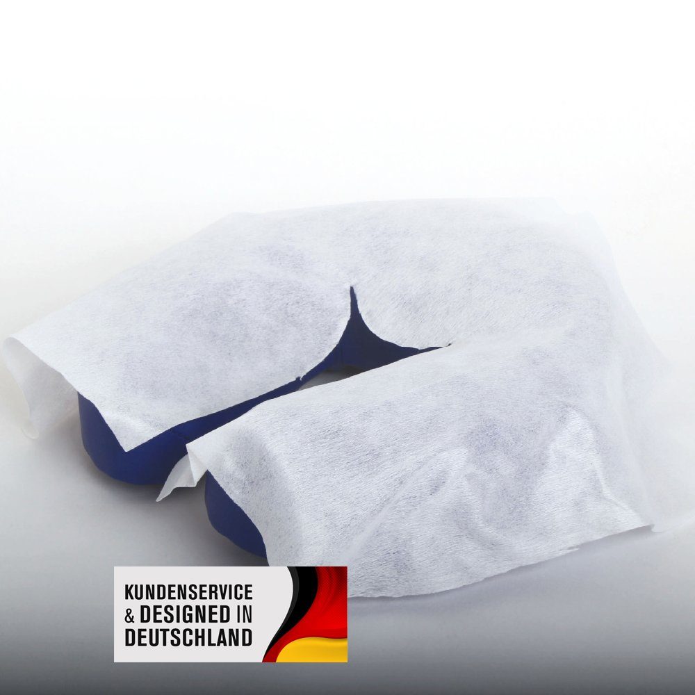 Duke-Handel Massageliegenbezug 100 Kopfpolster Einwegauflagen weiß, Vliesst günstig online kaufen