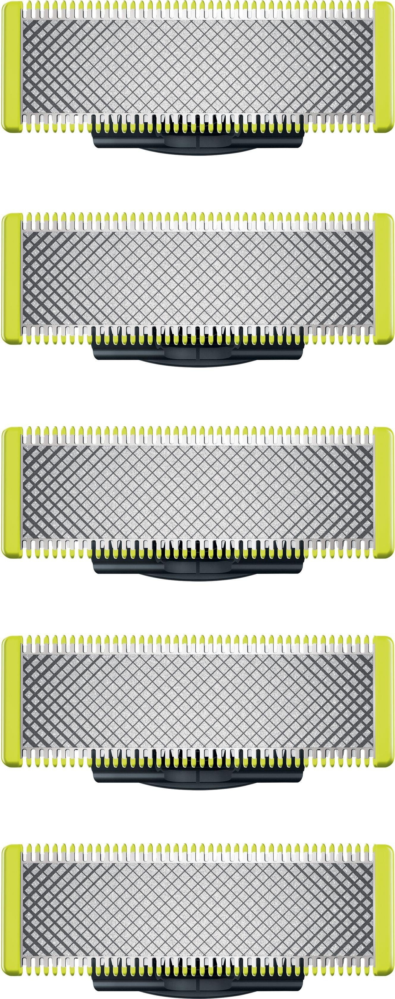 Philips Лезвия для бритвы 5 Stück Ersatzklingen QP250/50 OneBlade, Klingen für 20 Monate