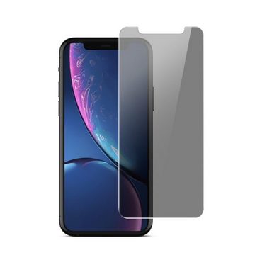 Protectorking Schutzfolie 1x Blickschutz 9H Panzerhartglas für iPhone X ANTI-SPY PRIVACY Display, (1-Stück), Displayschutzglas, Schutzglas Echtglas Tempered 9H Härte HD-KLAR