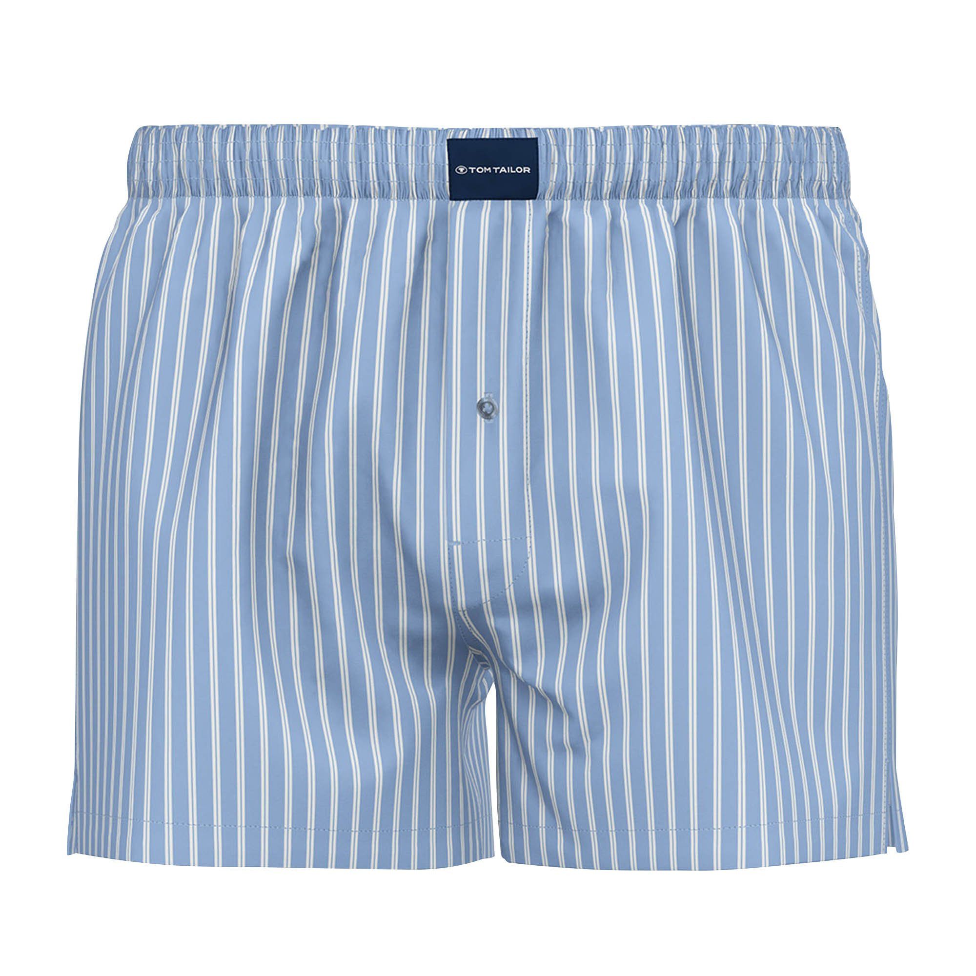 TOM TAILOR Boxershorts Herren Web-Boxershorts 2er Pack Baumwolle (Packung, 2er Pack)