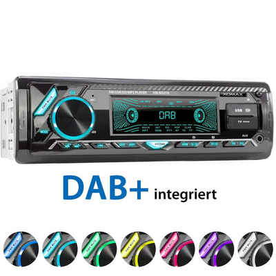 XOMAX XM-RD276 Autoradio mit DAB+ plus, Bluetooth, 2x USB, SD, AUX, 1 DIN Autoradio
