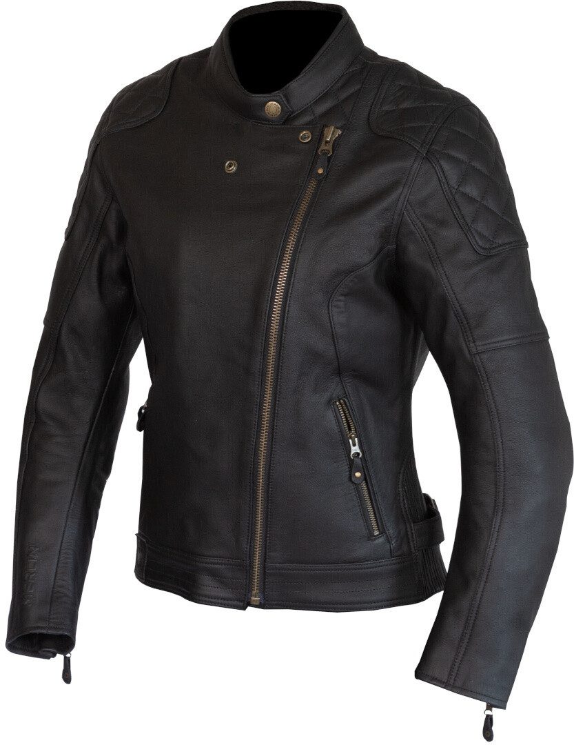 Merlin Motorradjacke Bristol D3O Cafe Damen Motorrad Leder Jacke