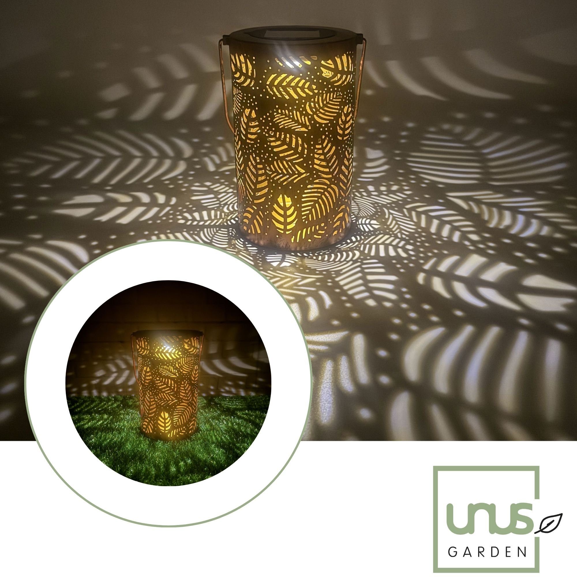 UNUS GARDEN LED Solarleuchte Solar-Laterne, Lichteffekt günstig online kaufen