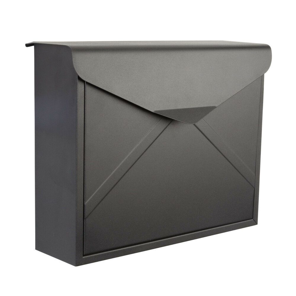 PEREL Briefkasten Perel Briefkasten Verona, Wandmontage oder freistehend, inkl. 2 Schlüs (1-St)