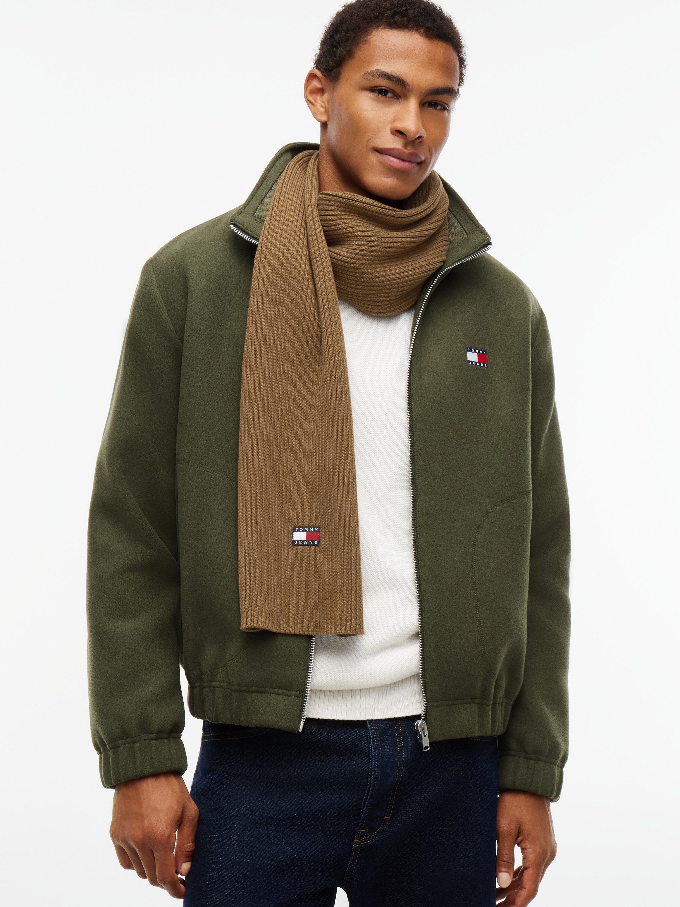Tommy Jeans Schal TJM HERITAGE CORE, Rippstrick, 190 x 28 cm