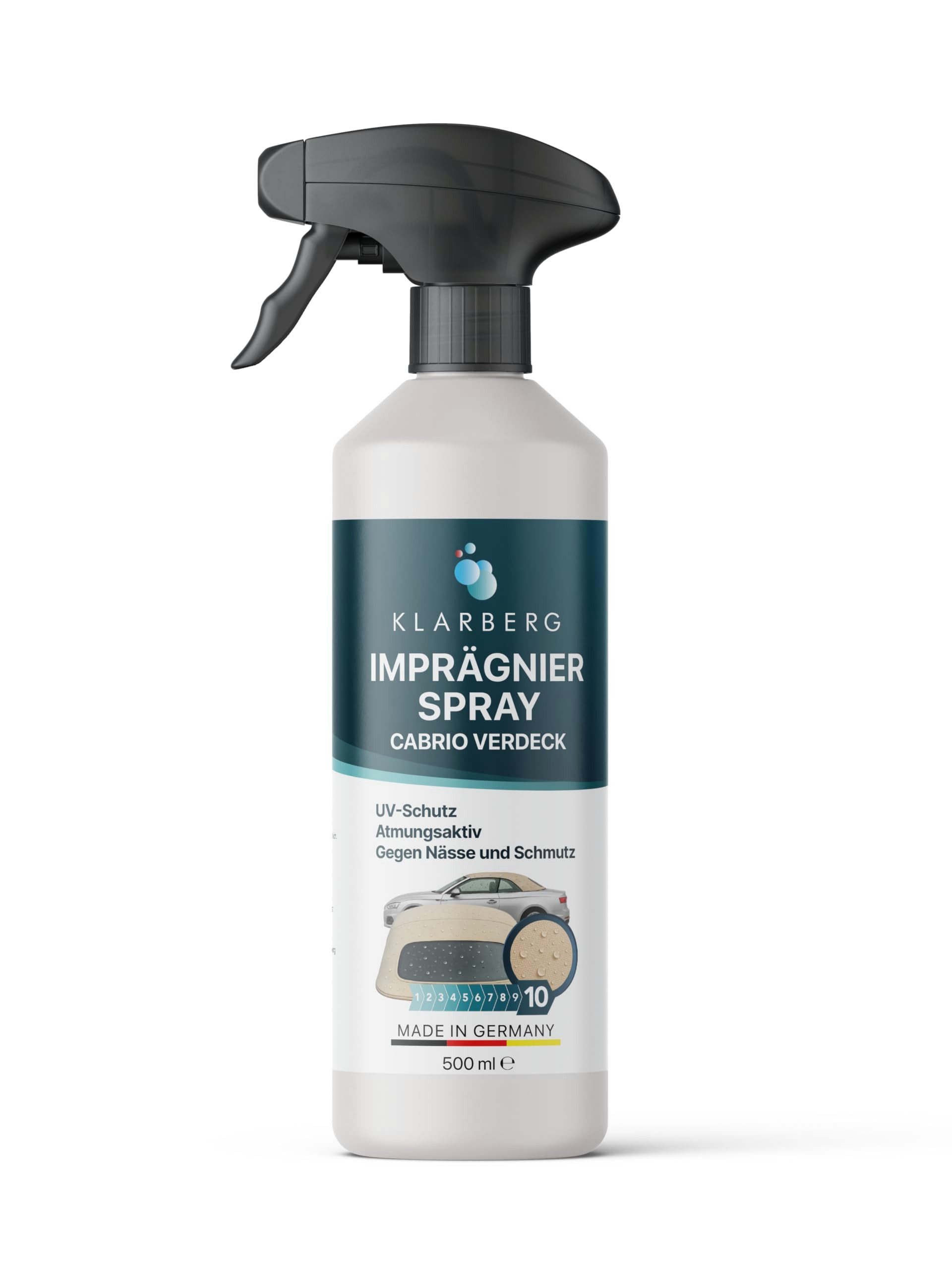 Klarberg Imprägnierung für Cabrio Verdeck Imprägnierspray (1 St)
