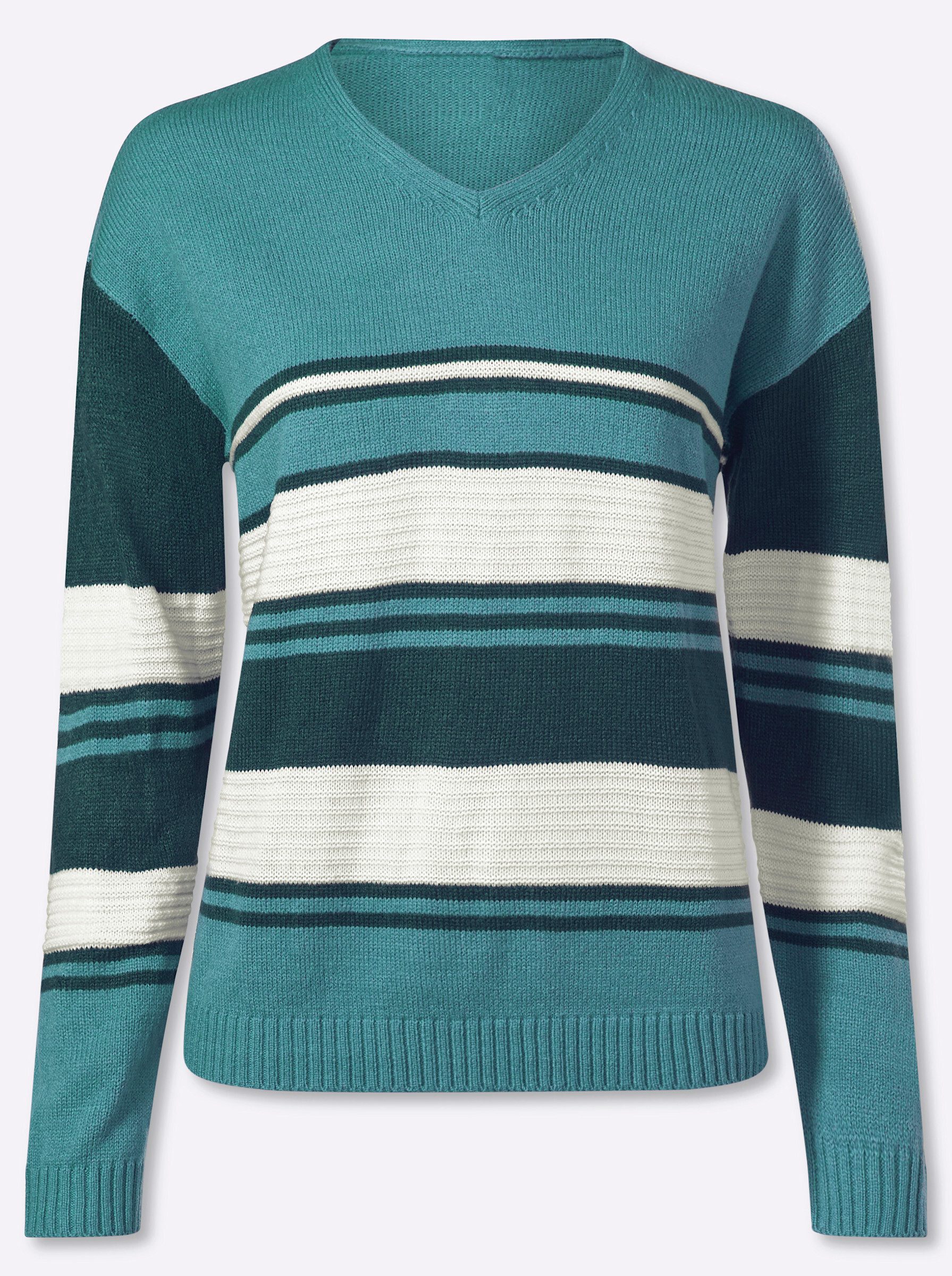 Sieh an! Strickpullover Langarm-Pullover Langarm Jersey