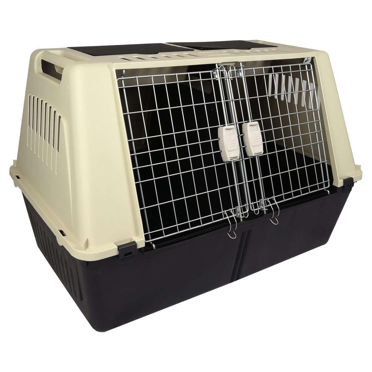 Flamingo Hunde-Transportbox Transportbox Tripper grau