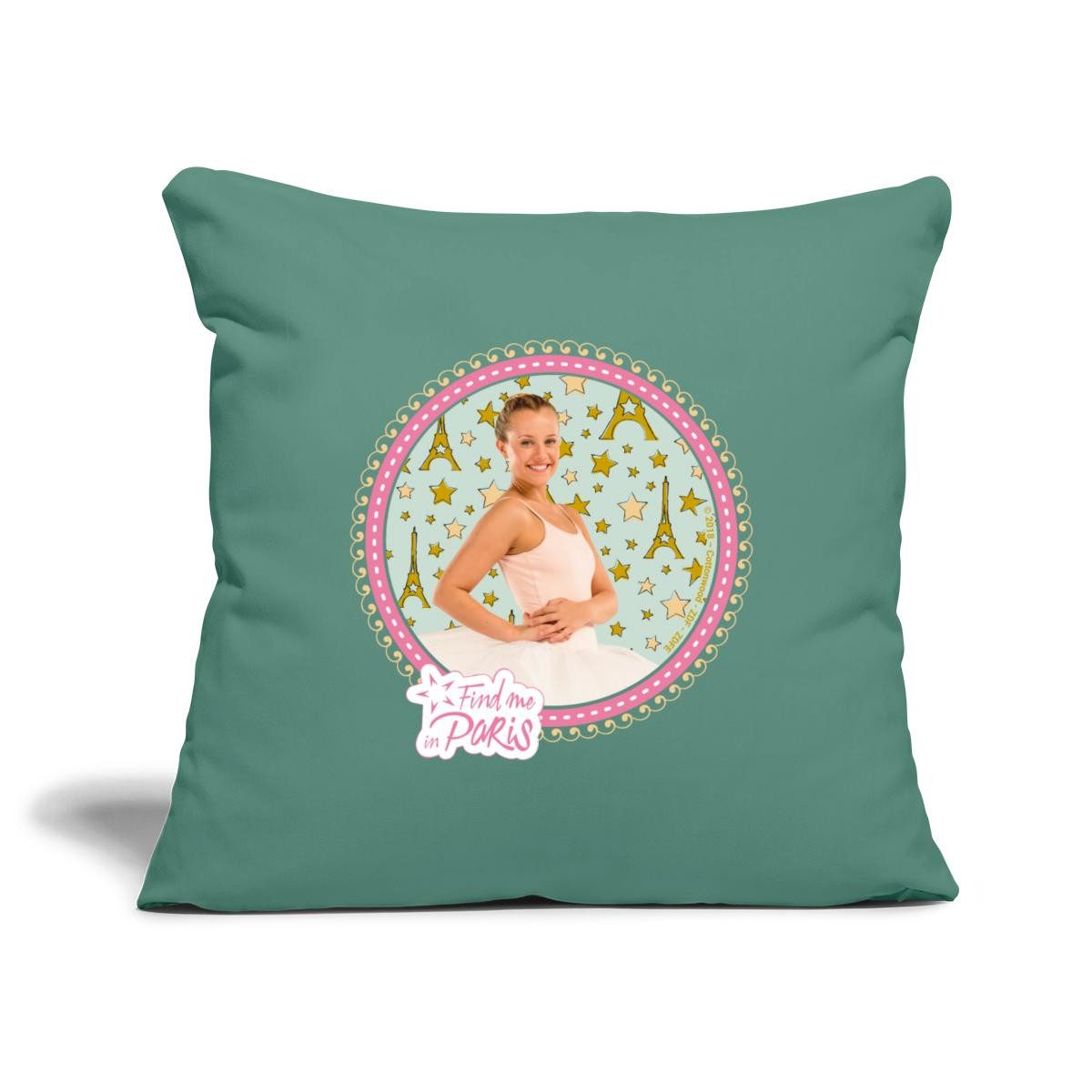 Spreadshirt Kissenbezug Find me in Paris Lena Grisky Kissenbezug 45x45 cm