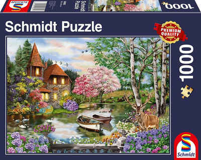 Schmidt Spiele Puzzle Haus am See, 1000 Puzzleteile