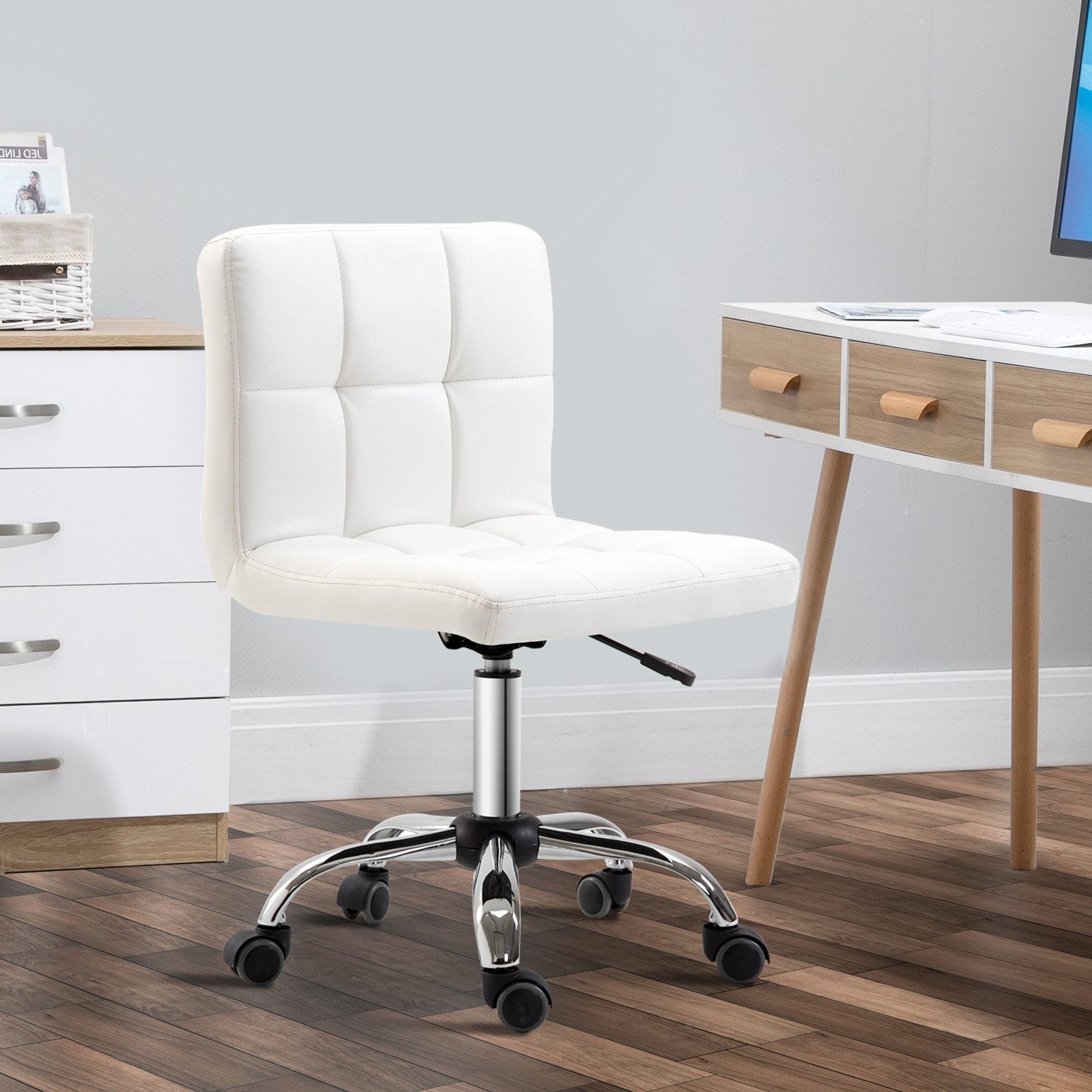 HOMCOM Bürostuhl Ergonomischer Höhenverstellbarer Drehstuhl (Schreibtischst günstig online kaufen