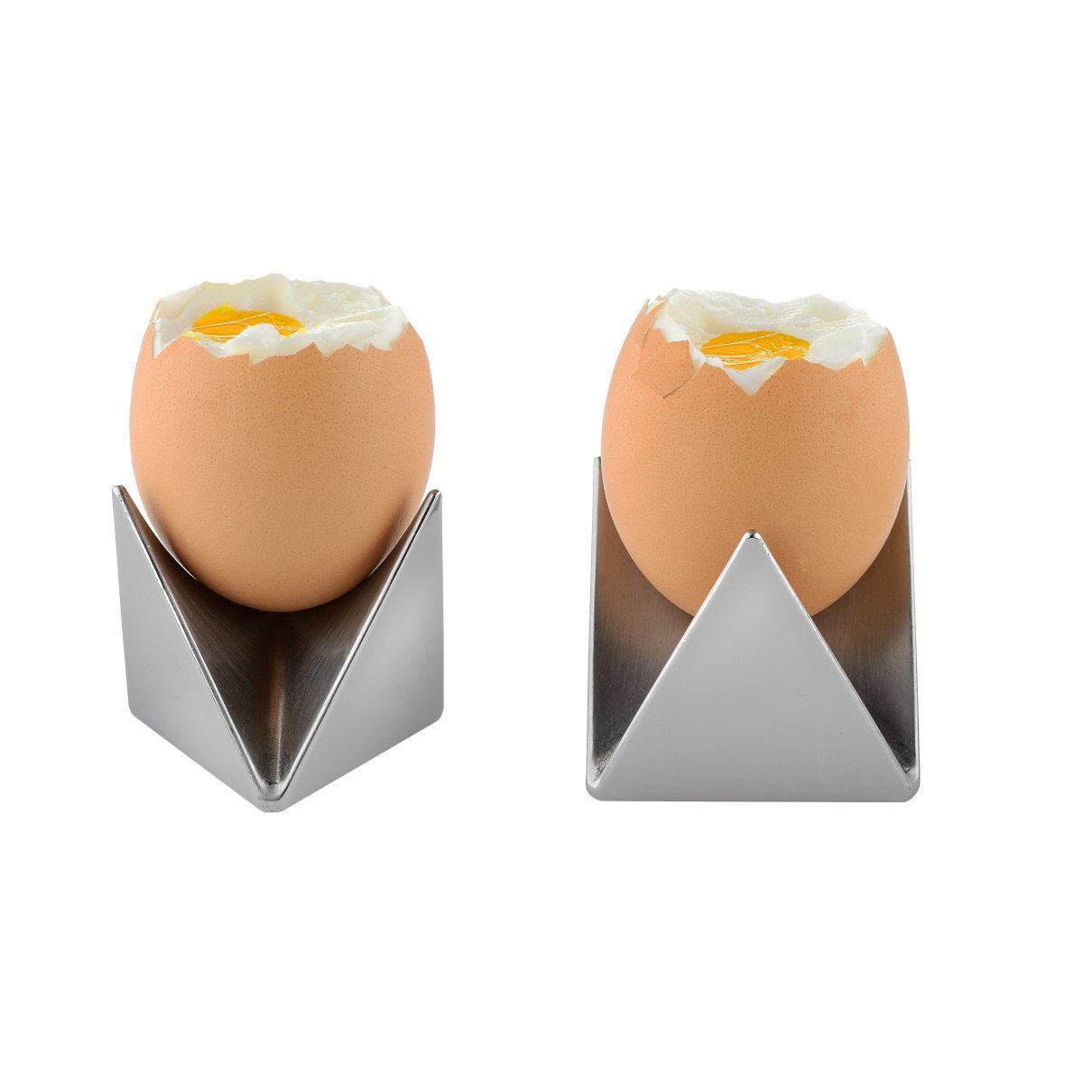 Alessi Eierbecher Eierbecher ROOST, 2 zusammenfügbare Eierbecher