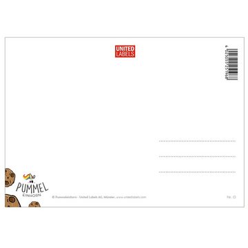 United Labels® Postkarte Pummel & Friends Postkarten Set mit Duft Pummeleinhorn 3-teilig