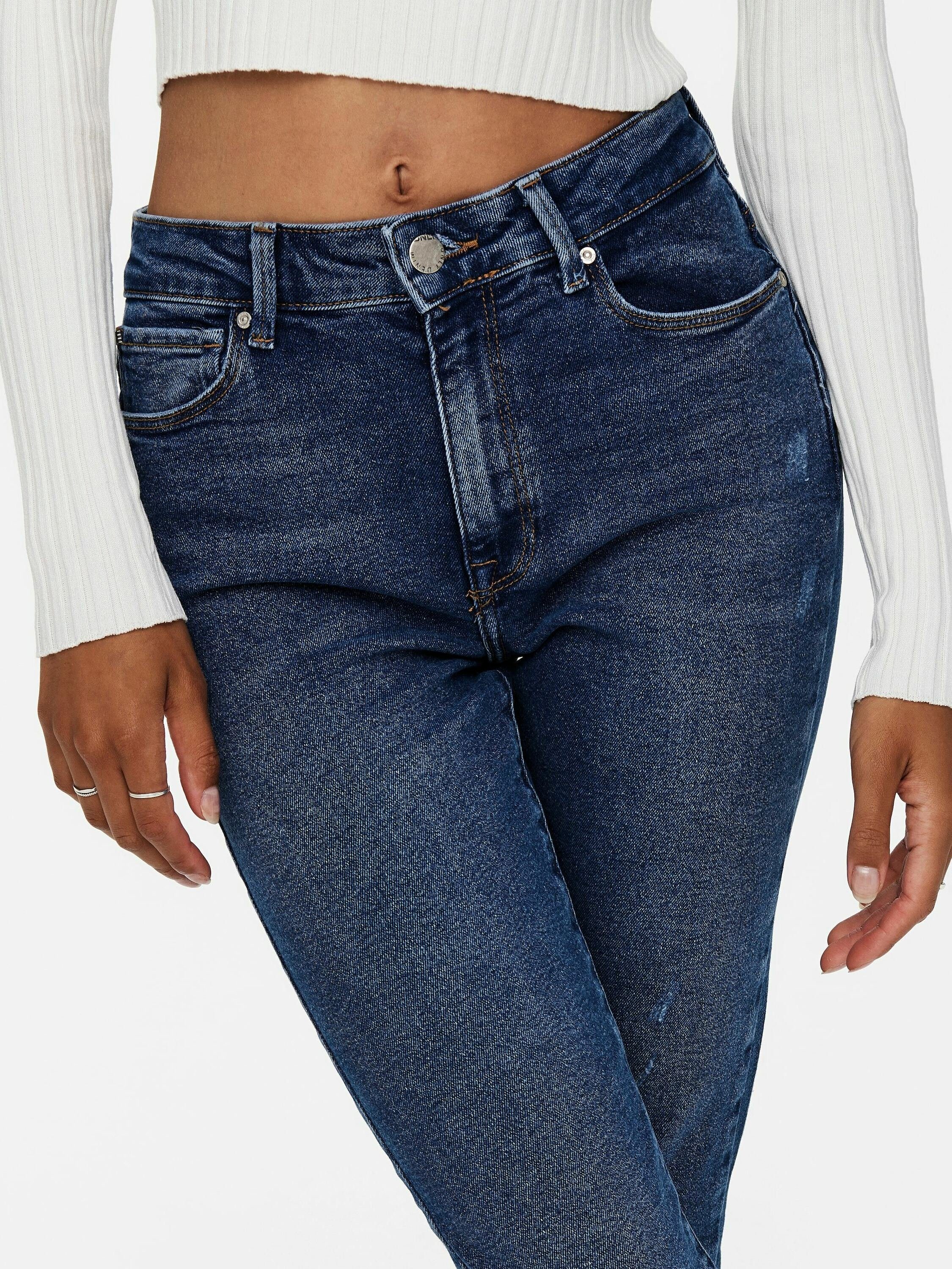 ONLY Regular-fit-Jeans (1-tlg) Weiteres Details Detail, Plain/ohne