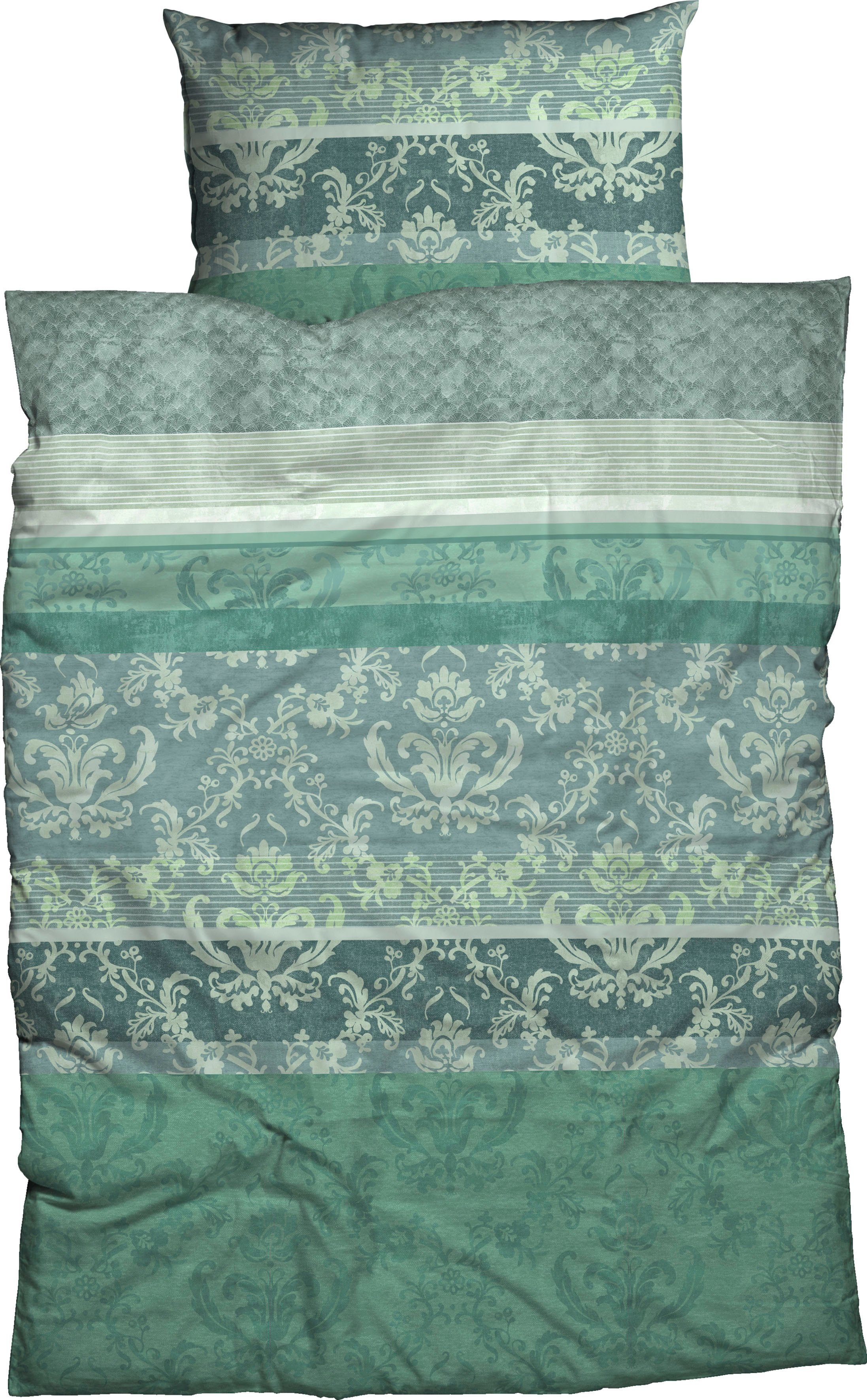 CASATEX Bettwäsche Barock, Biber, 2 teilig, günstig online kaufen