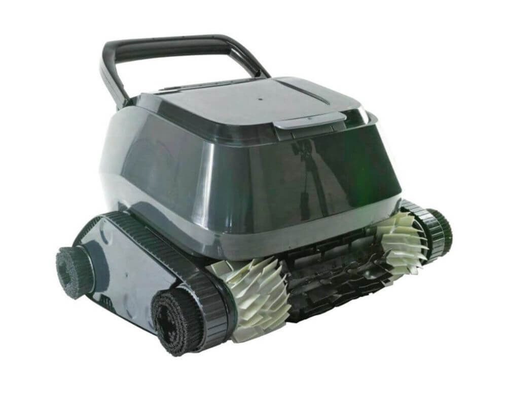 Poolbodensauger Poolroboter POWER 4.0 PLUS Poolsauger mit seitliche Aktiv-Bürsten