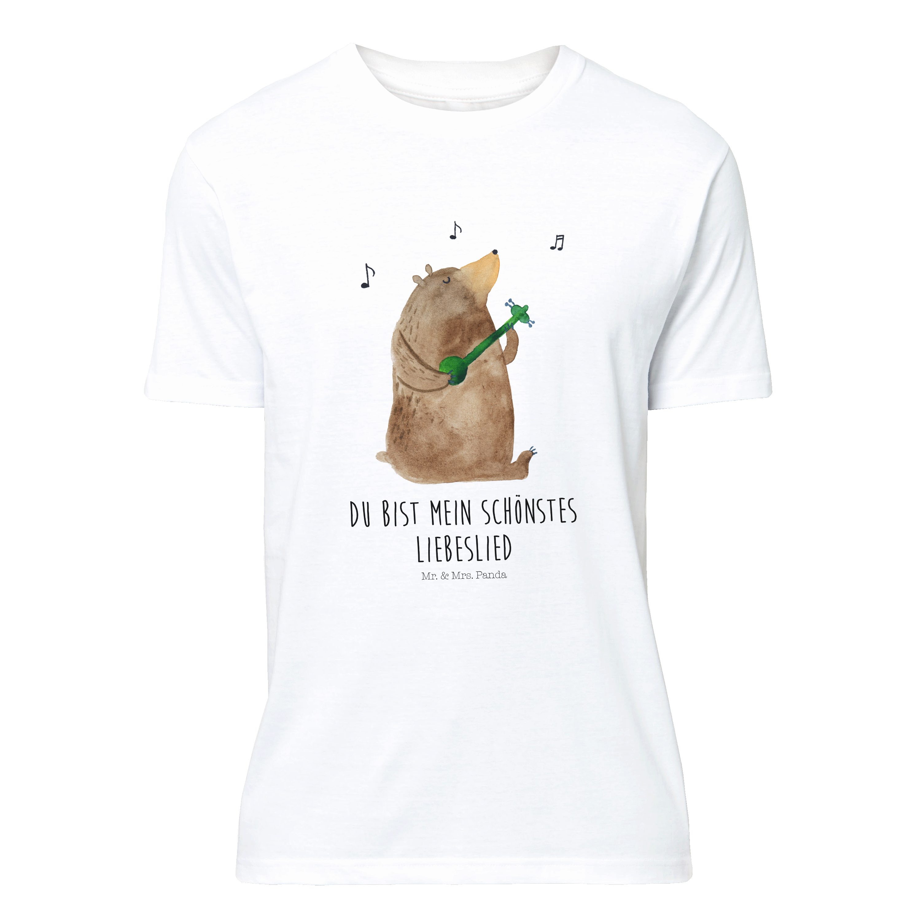 T-Shirt Bär Lied - Weiß - T-Shirt, Shirt
