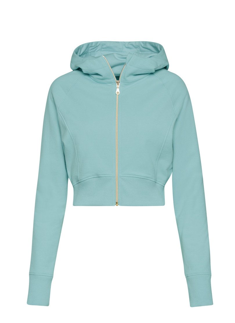 Trigema Sweatjacke TRIGEMA Cropped Kapuzenjacke (1-tlg) günstig online kaufen