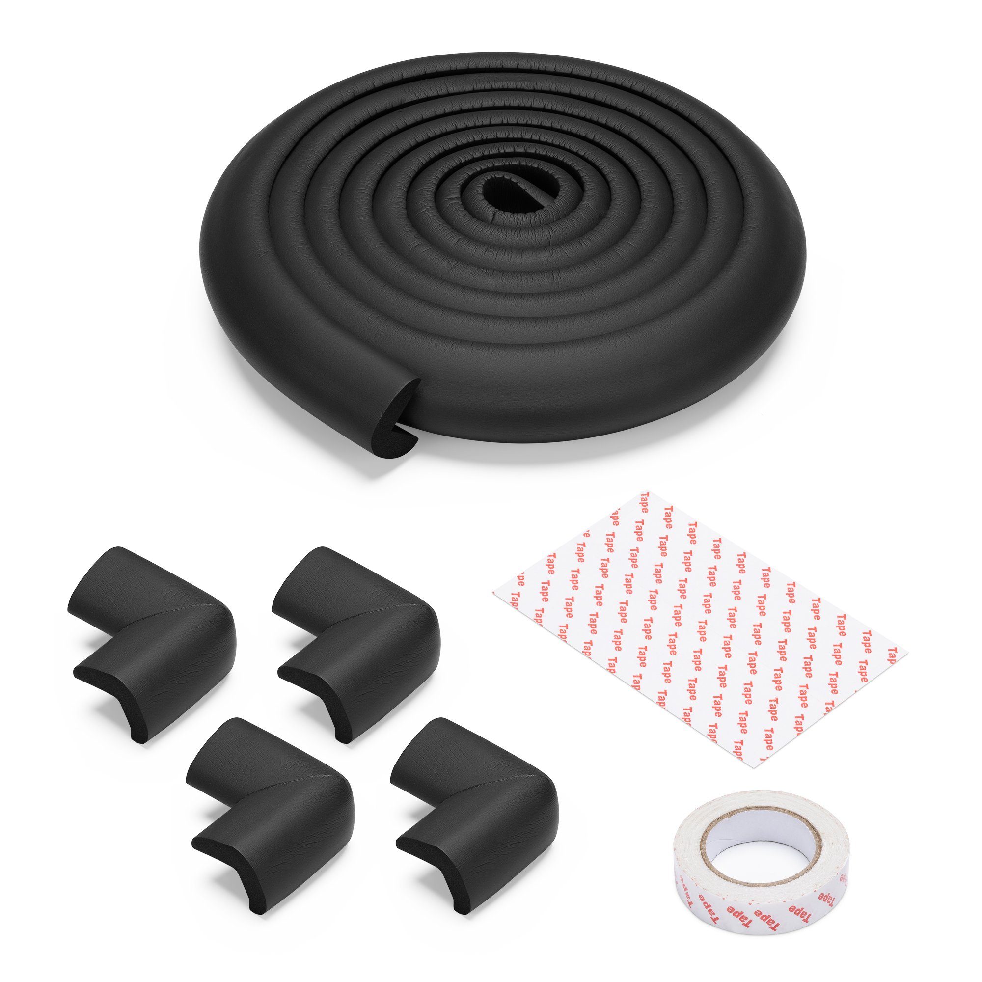 Boden-Reparaturset Set aus 3m Kantenschutz 4x Eckenschutz - Tischkantenschutz