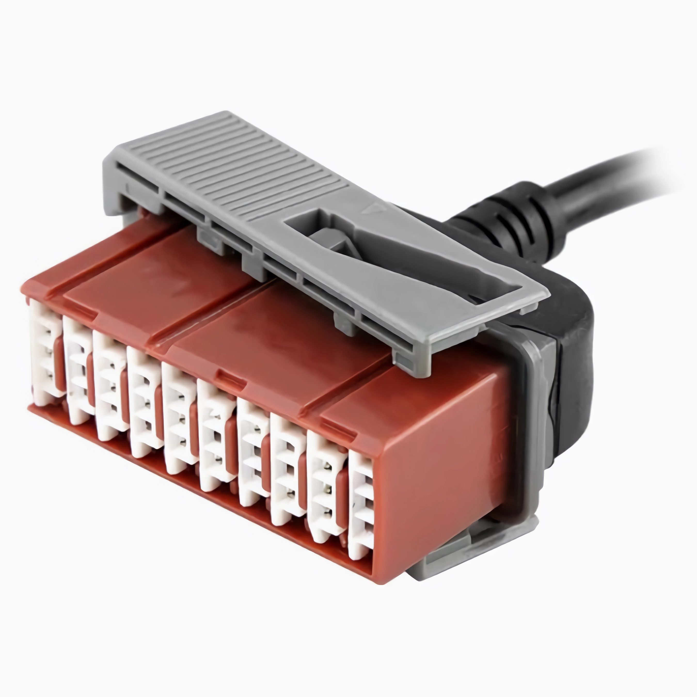 Bolwins N56C OBD Kabel OBD2 auf Lexia 3 PP2000 30pin Adapter für Auto Diagnose Elektro-Kabel, 30-Pin OBD1 Stecker, 16-Pin OBD2 Kupplung (38 cm), Verbindung von OBD2 Diagnosegeräten mit 30-Pin Fahrzeuganschluss